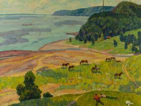 Бутов А.И. «Приволье». 1970. Холст, масло