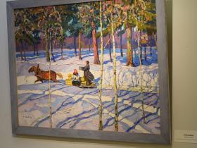 Бутов А.И. "Тёплый день" (1962 г., холст, масло. Из собрания Национального музея Республики Марий Эл им. Т. Евсеева) Бутов А.И. "Тёплый день" (1962 г., холст, масло. Из собрания Национального музея Республики Марий Эл им. Т. Евсеева)