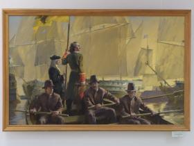 Яндыганов Г.А. "Русскому флоту быть" (2004 г., х.м.) Яндыганов Г.А. "Русскому флоту быть" (2004 г., х.м.)
