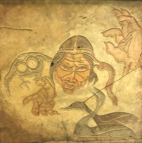 Б.Н. Молчанов (1938-1993) Шаман. 1989 г. Замша (https://norilskmuseum.ru) Б.Н. Молчанов (1938-1993) Шаман. 1989 г. Замша (https://norilskmuseum.ru)