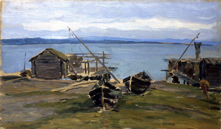 В.В. Переплётчиков (1863-1918) «За Полярным кругом». 1903 г. Холст, масло (https://kovalenkomuseum.ru/) В.В. Переплётчиков (1863-1918) «За Полярным кругом». 1903 г. Холст, масло (https://kovalenkomuseum.ru/)